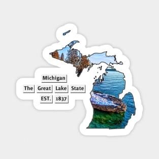 Michigan USA Sticker